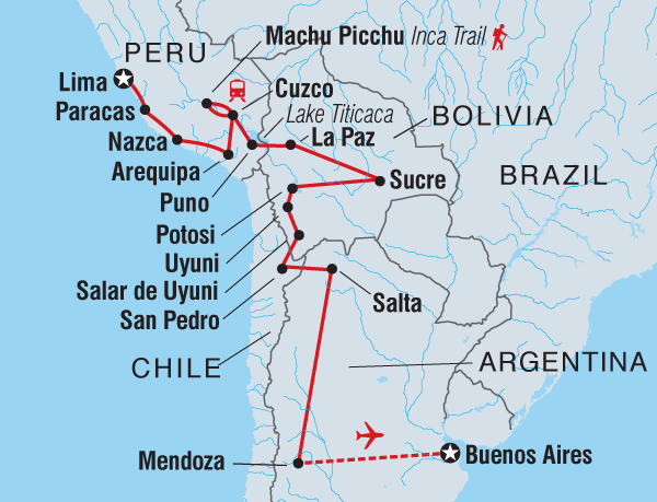 Bolivia, Argentina & Peru Adventure