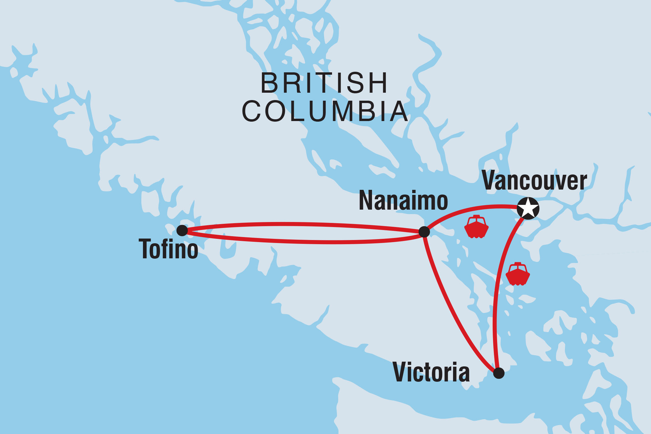 vancouver island tourist map