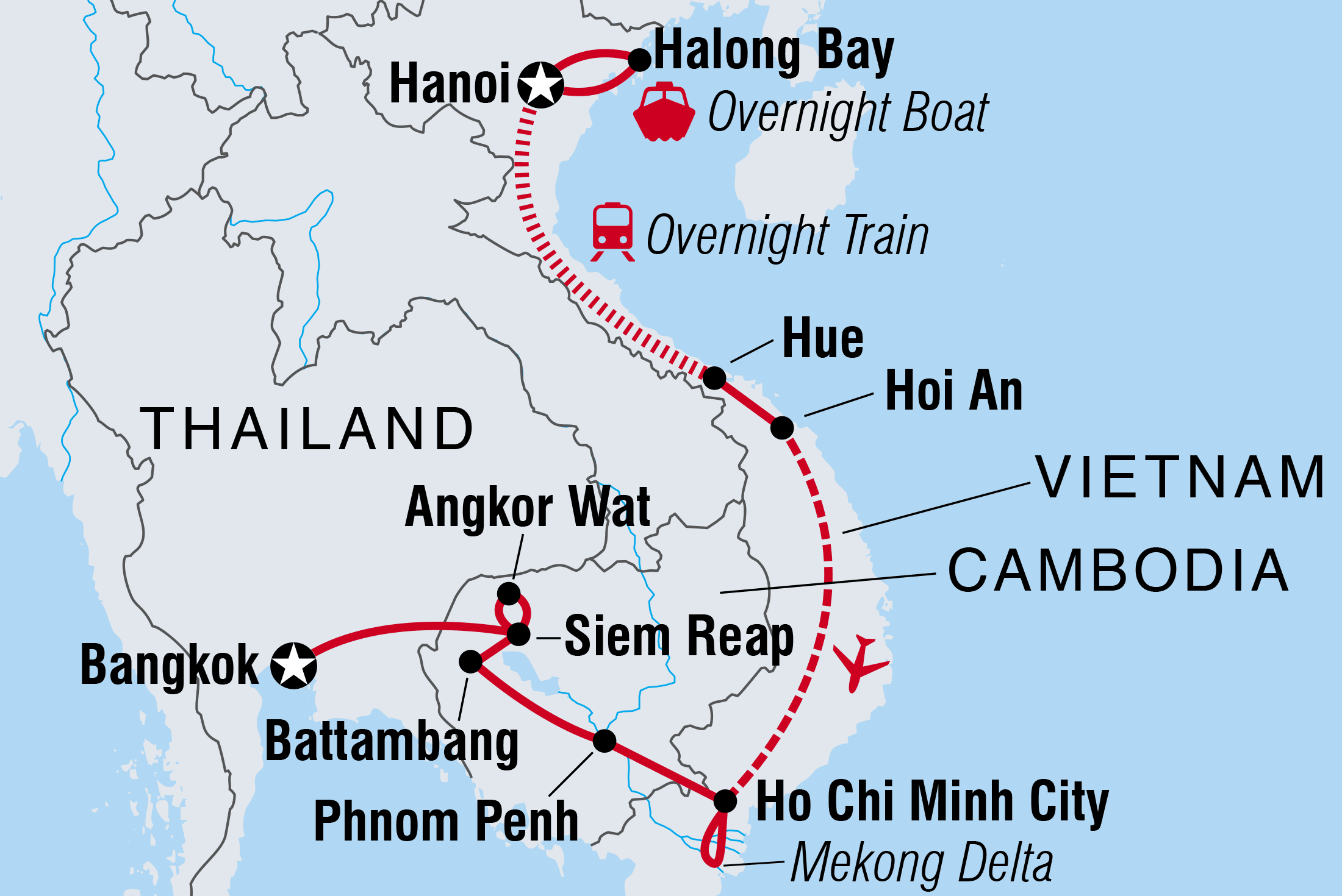 travel from cambodia to vietnam