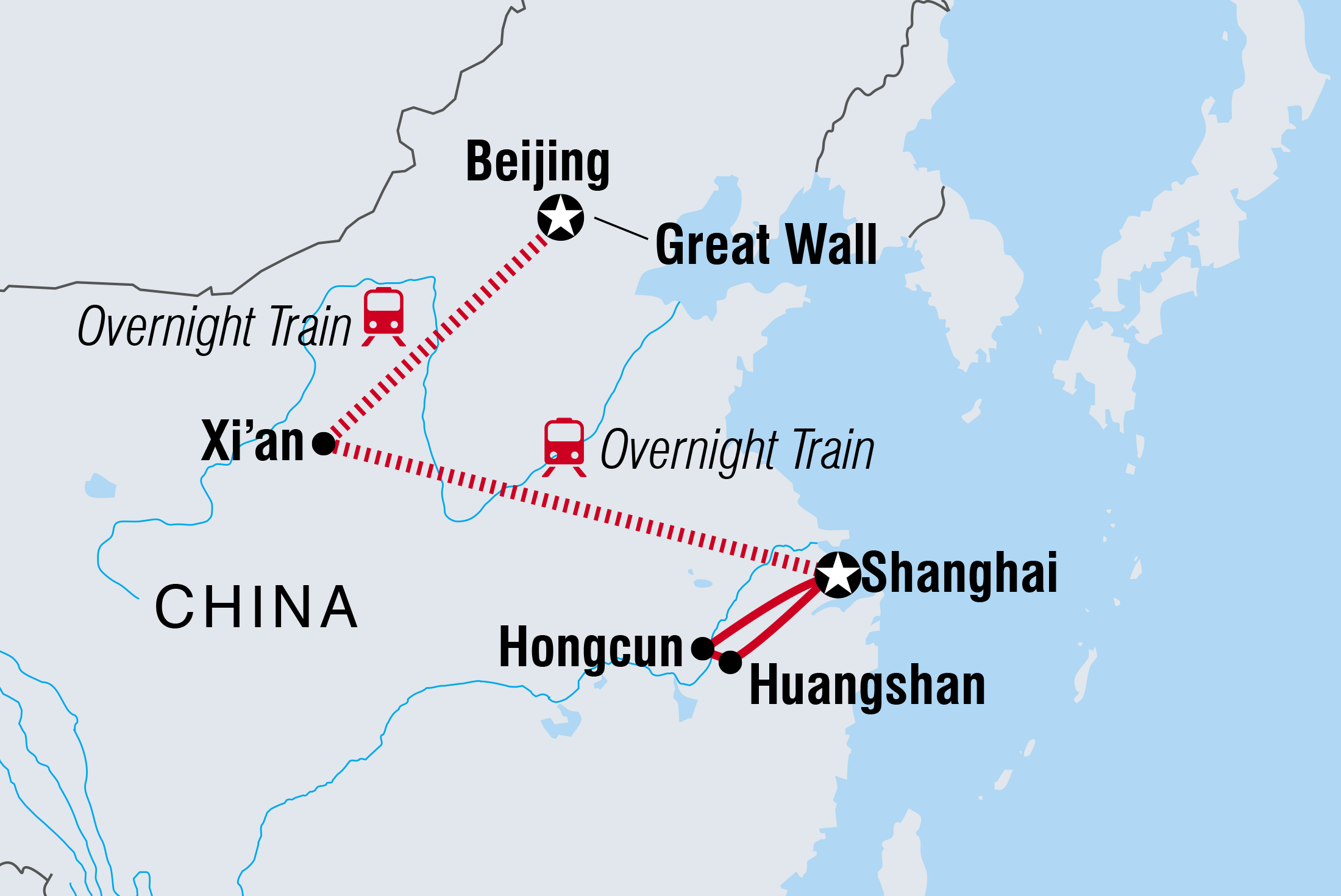 travel from shanghai to beijing