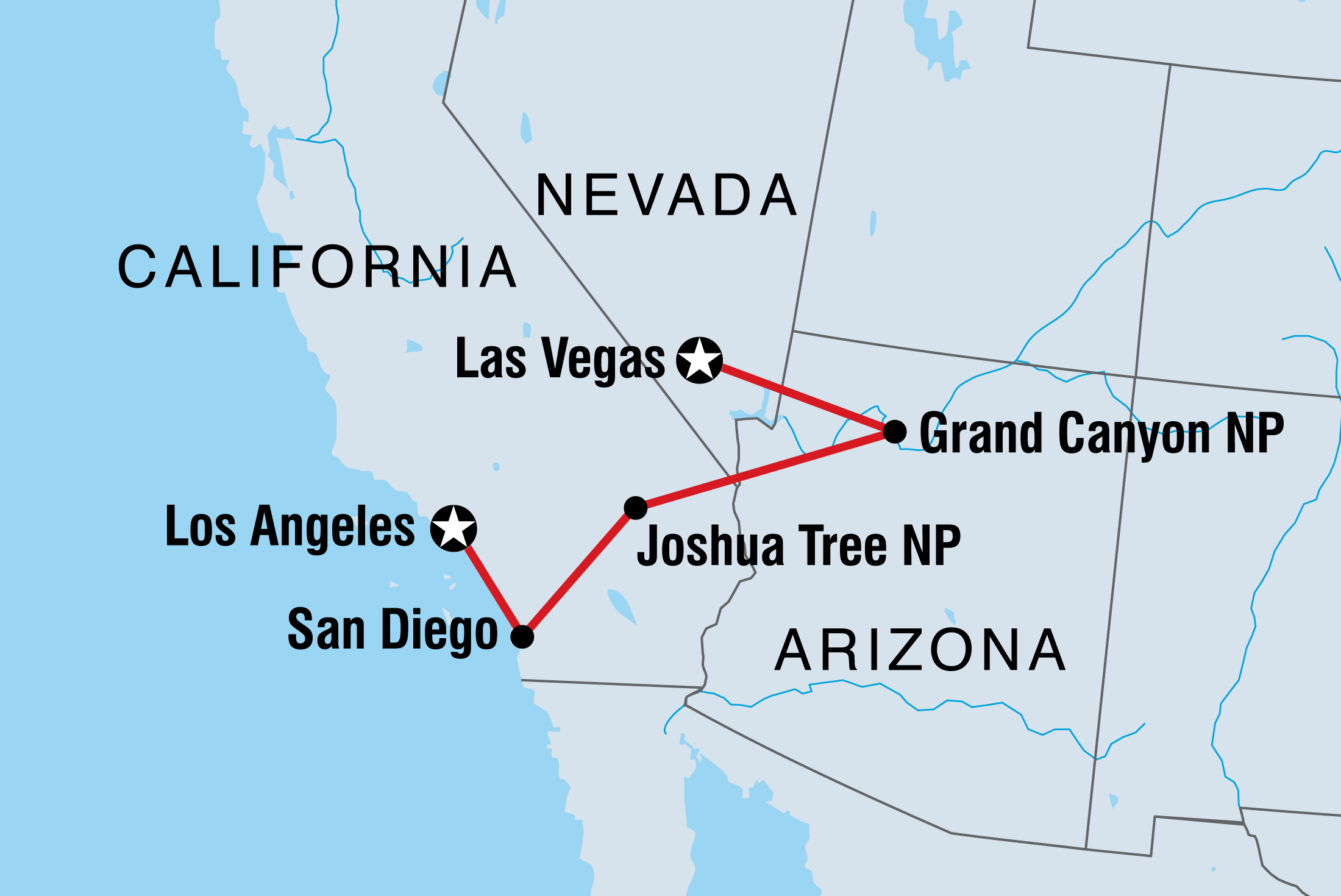travel to las vegas from los angeles