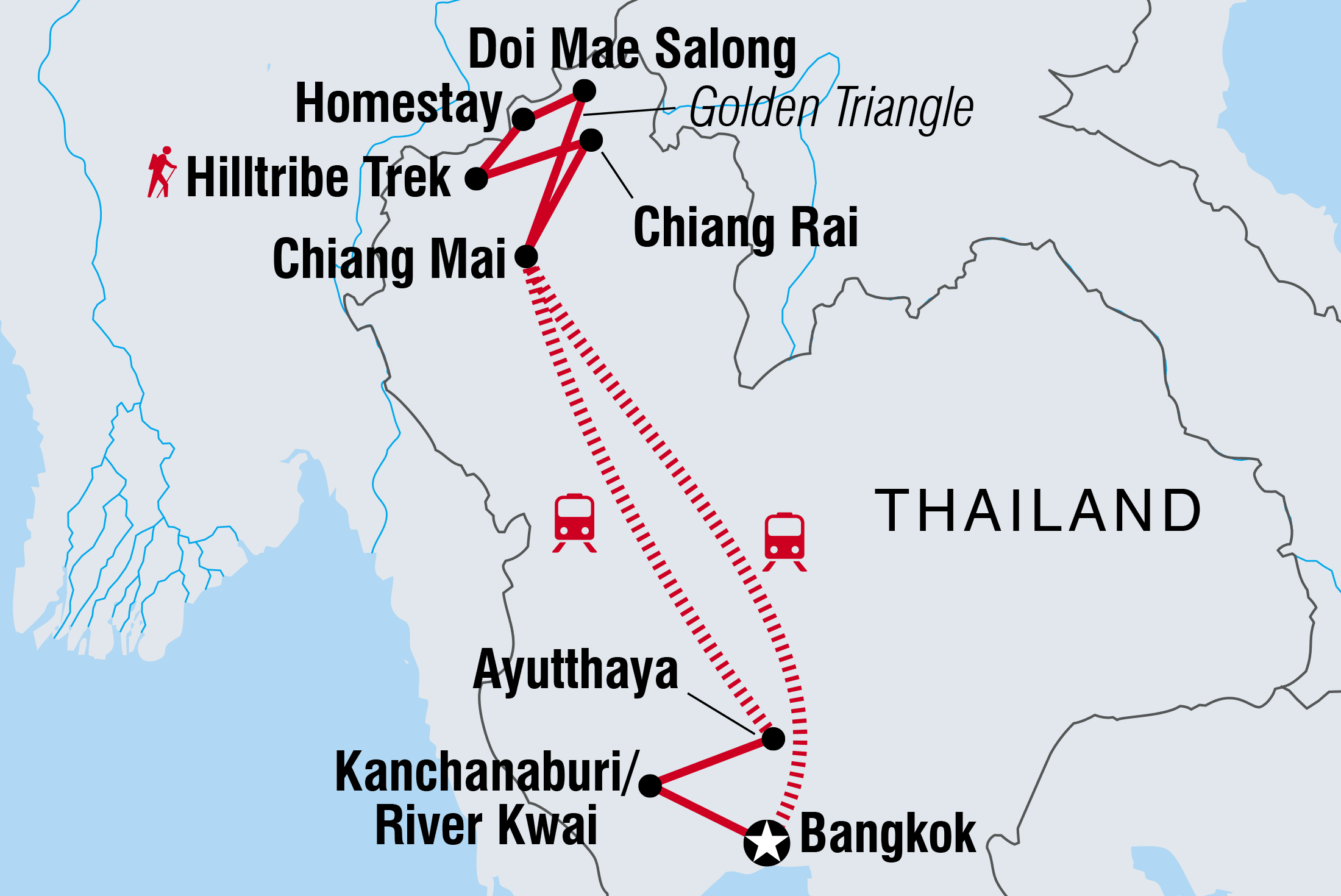 north thailand travel itinerary