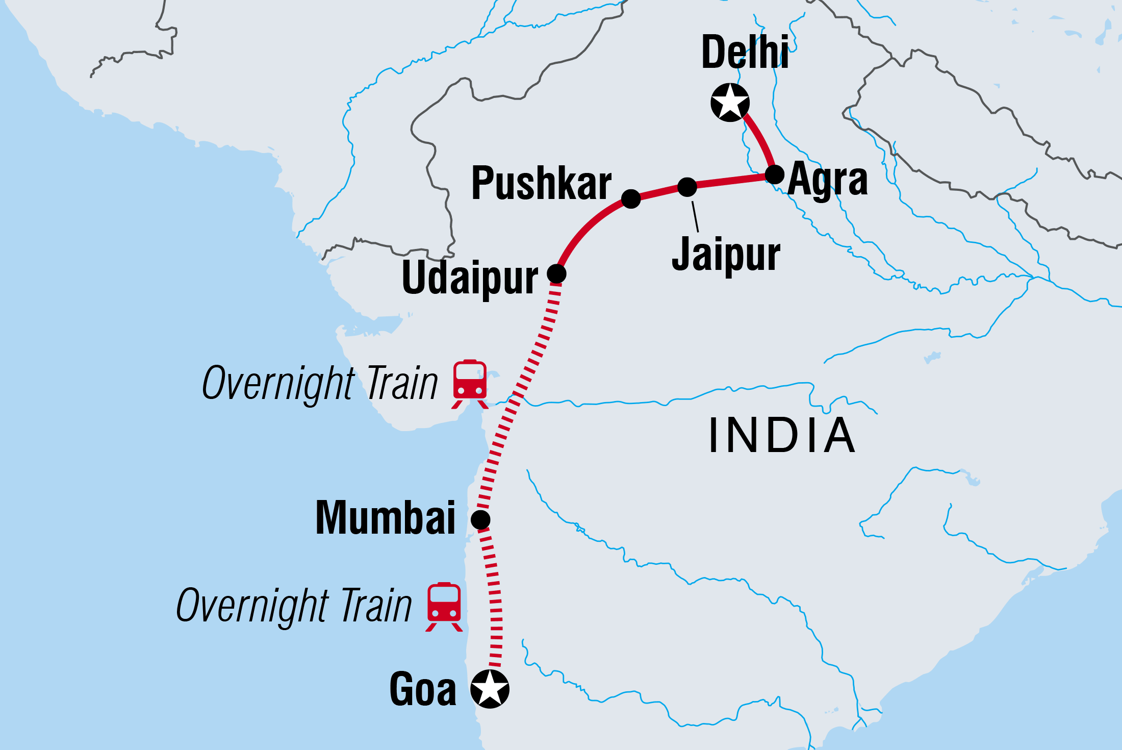 travel to goa from delhi