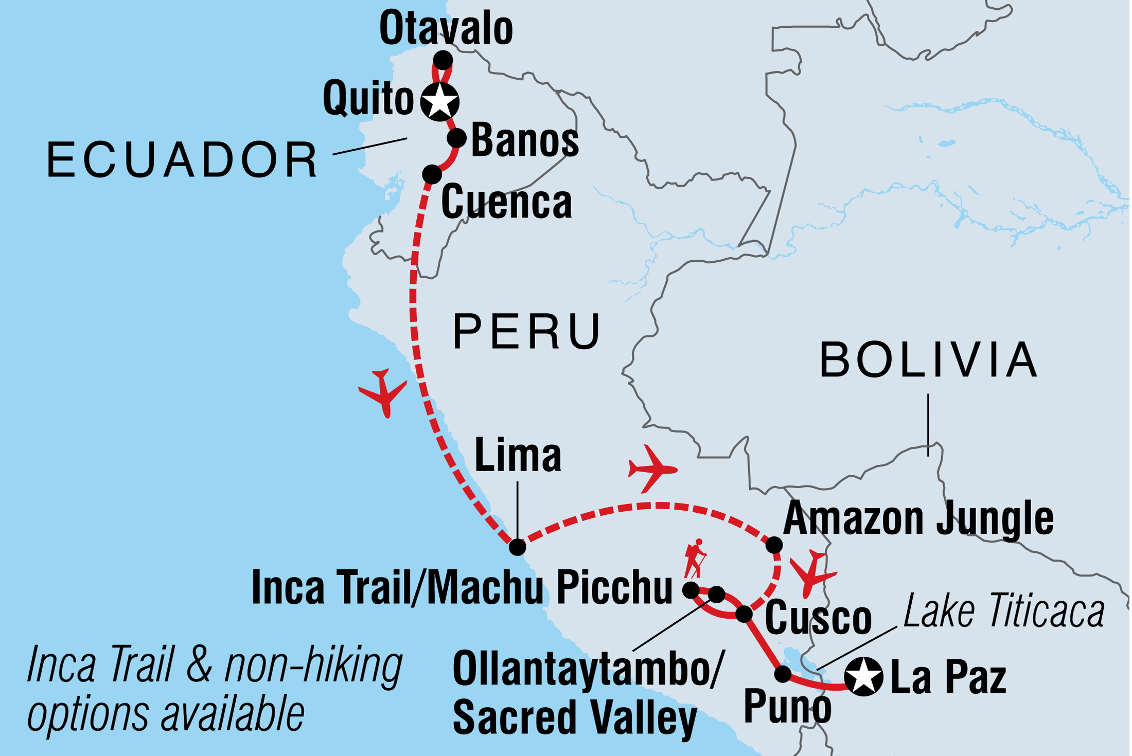 ecuador peru and bolivia tours