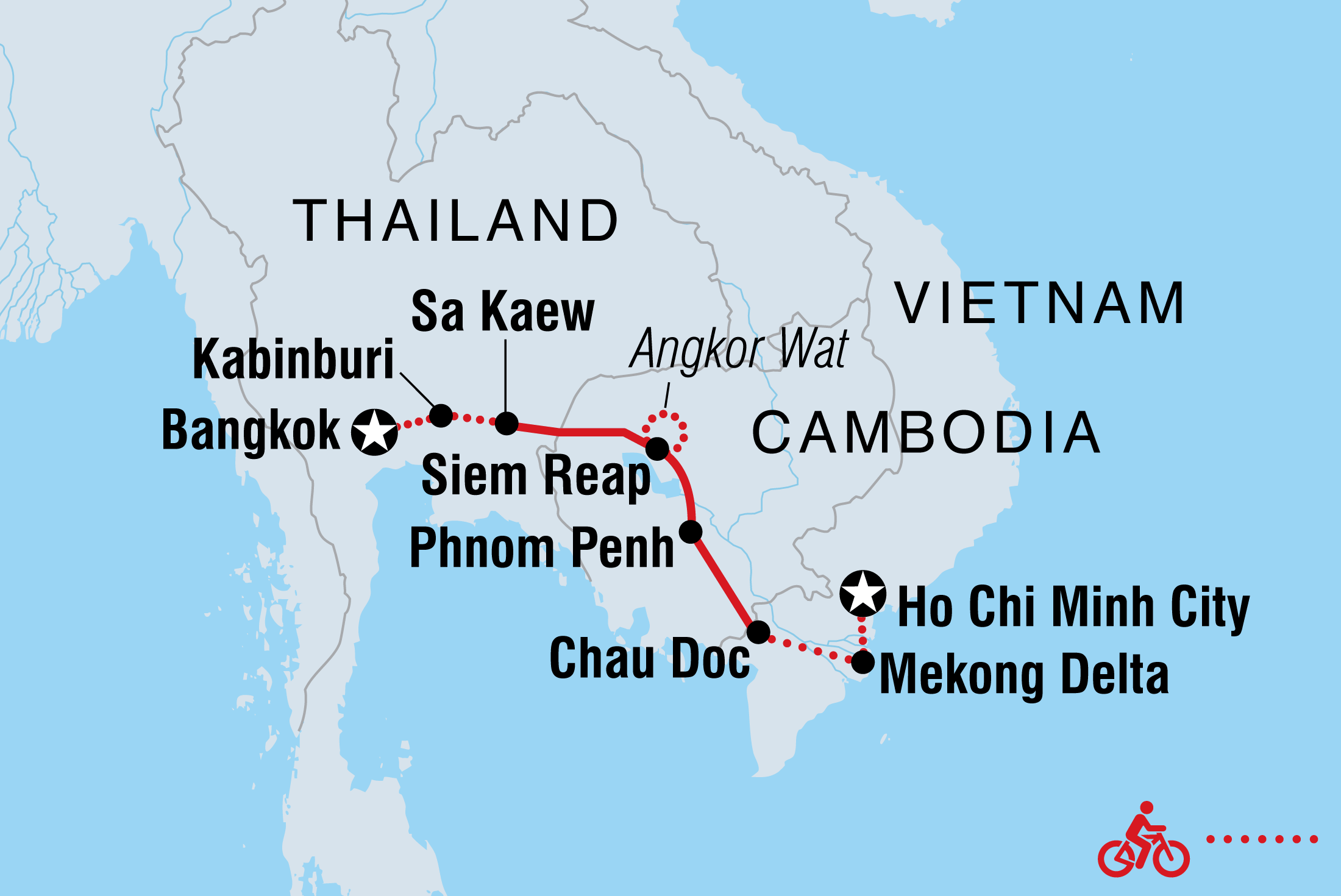 travelling to cambodia from thailand