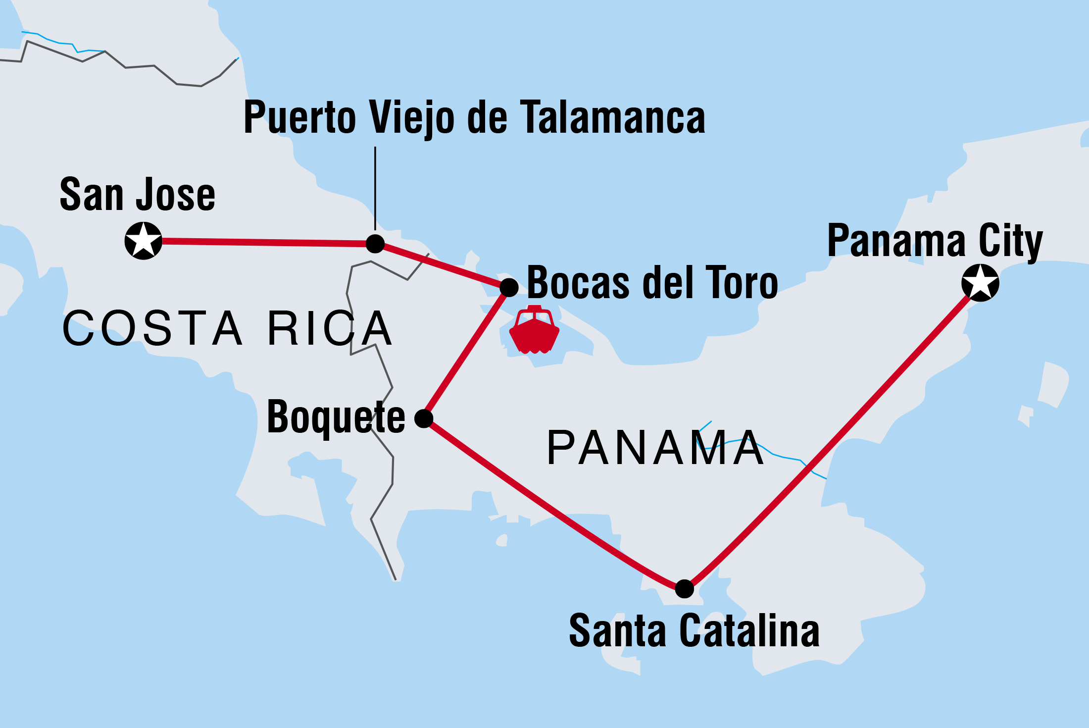 tour from costa rica to panama