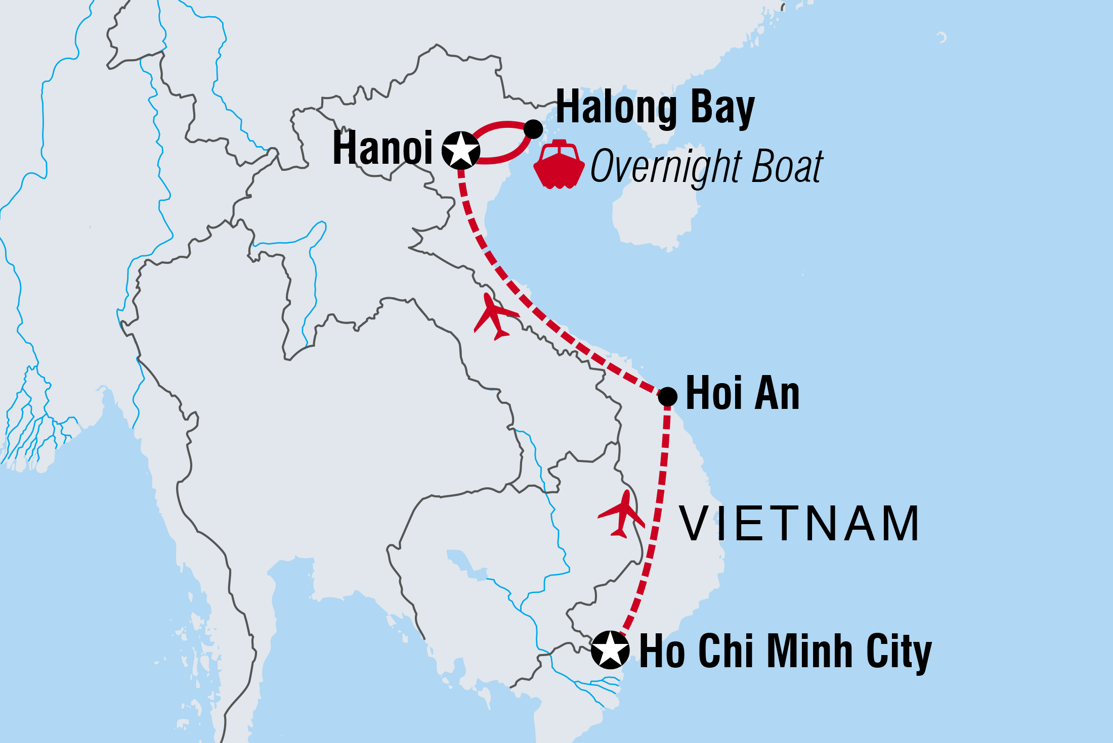 ho chi minh to hanoi tour