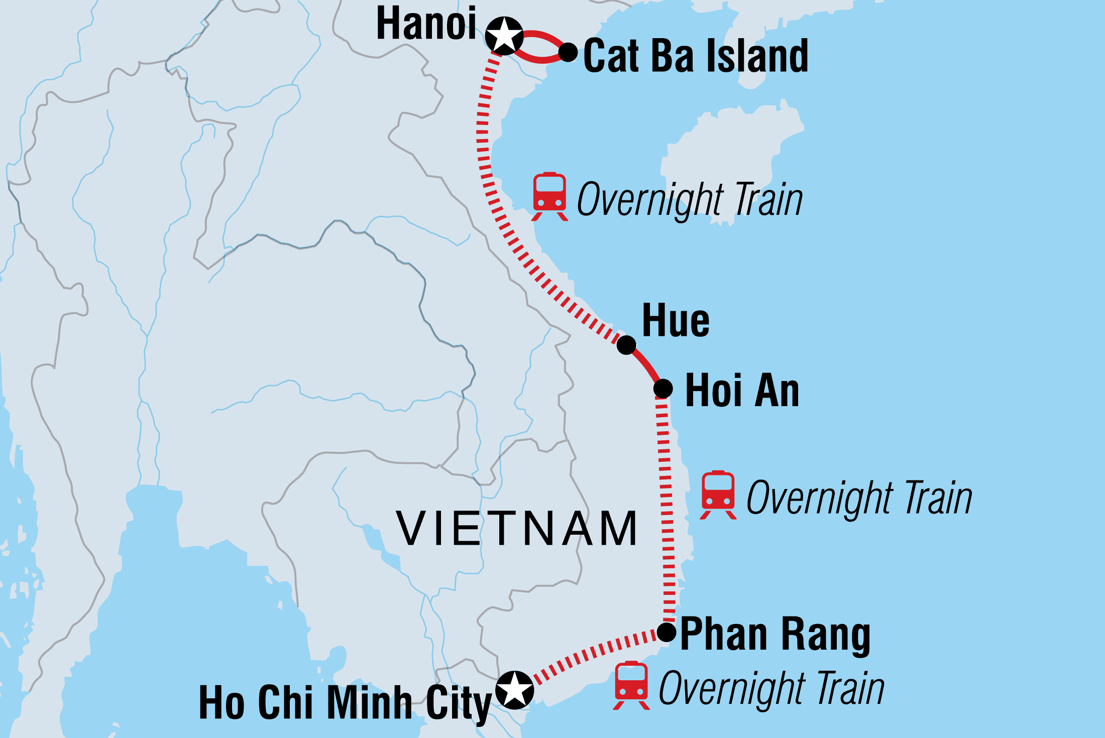 hanoi to ho chi minh