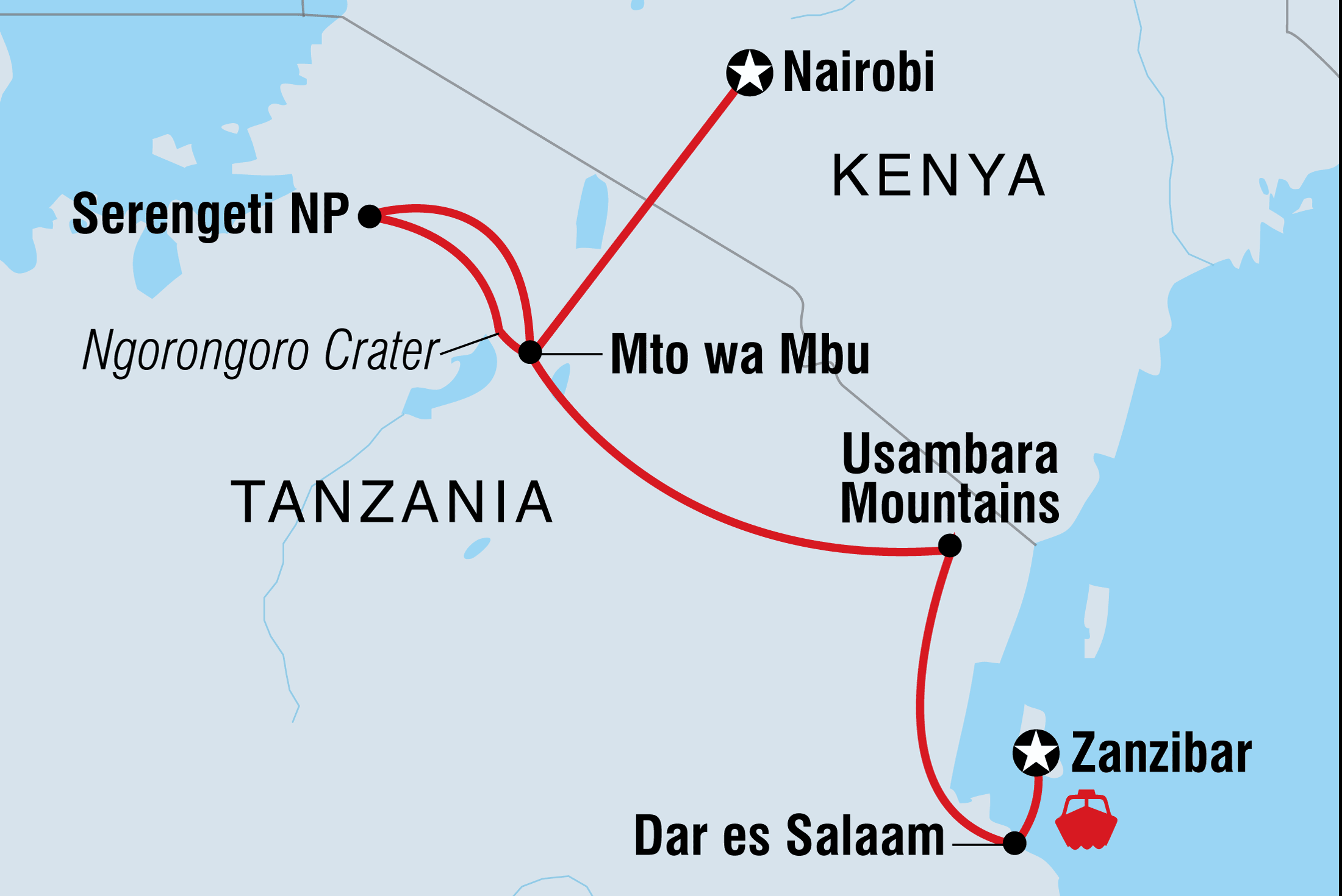 travel requirements from south africa to zanzibar