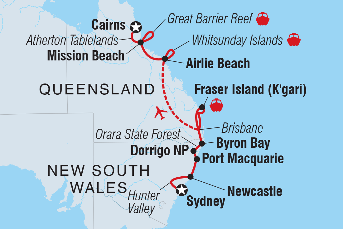 Sydney to Cairns Adventure