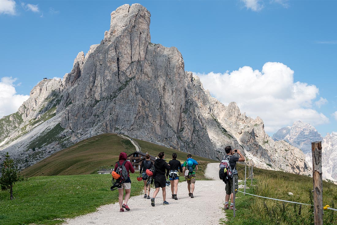 Hiking in the Dolomites 1