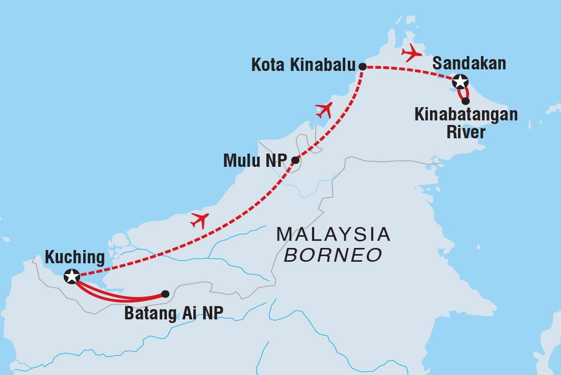 Explore Borneo, Malaysia - 2 week itinerary