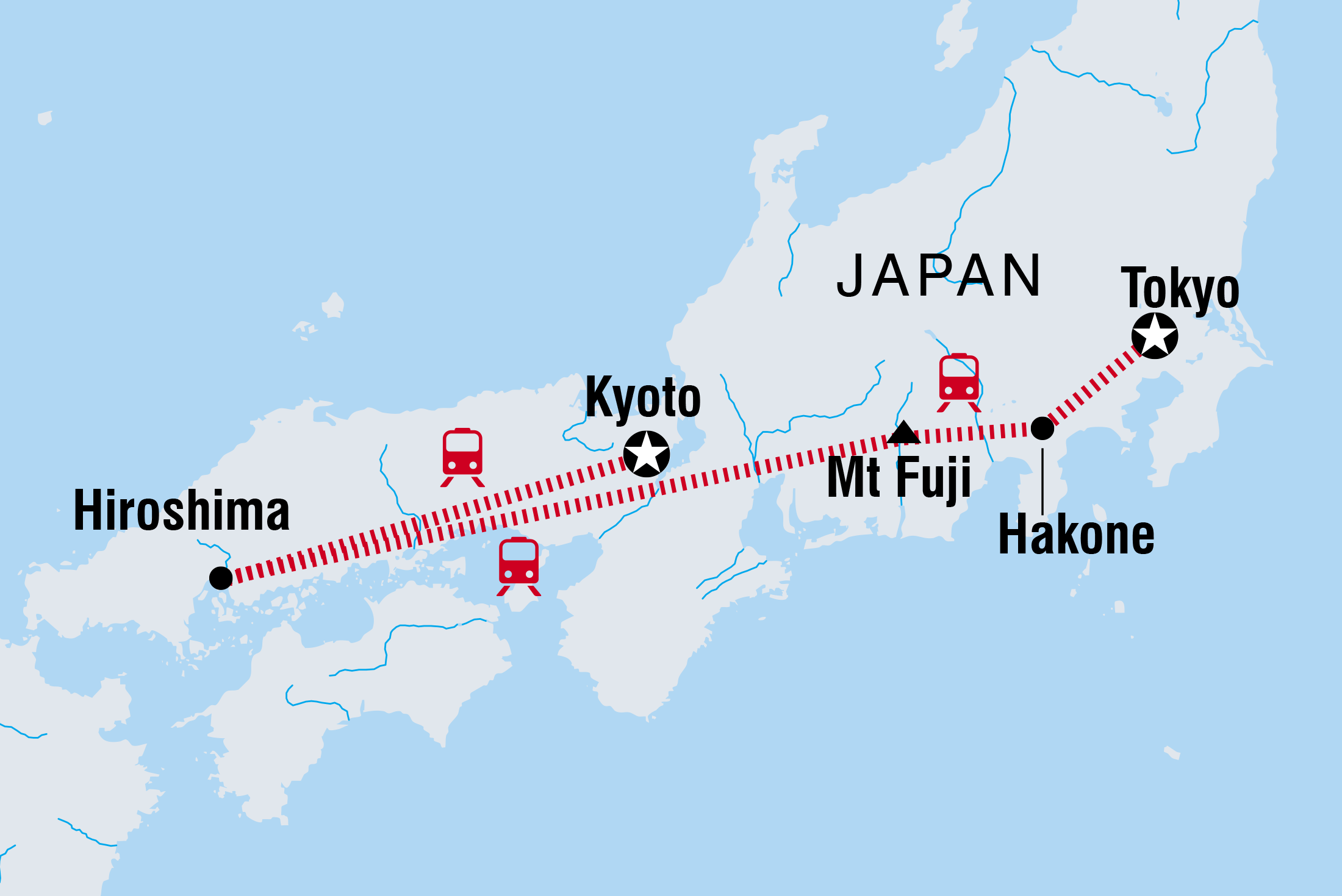 tourhub | Intrepid Travel | Japan Family Holiday | Tour Map