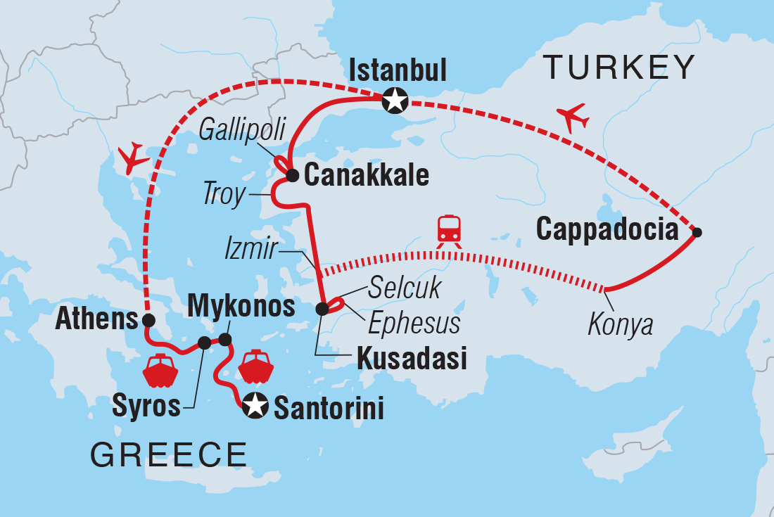 Tour Highlights of Turkey & the Greek Islands Intrepid Travel ERSZC