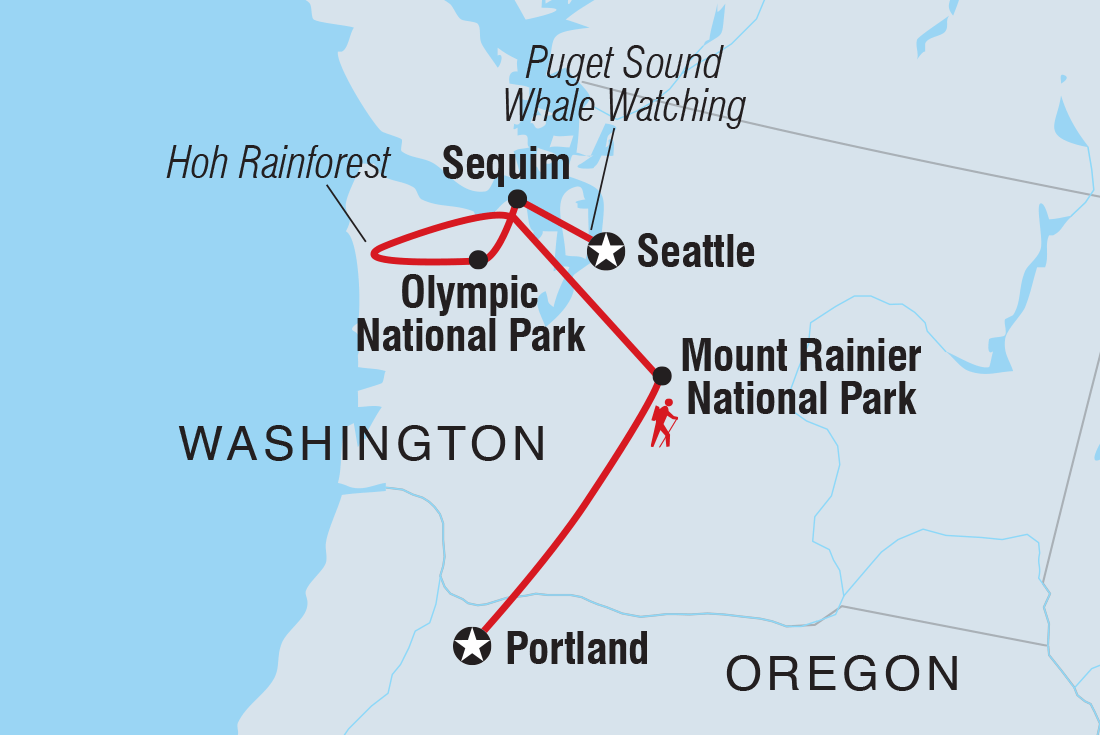 portland to seattle tour