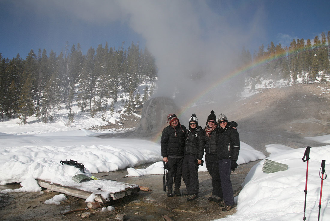 Winter Hiking and Snowshoeing in Yellowstone