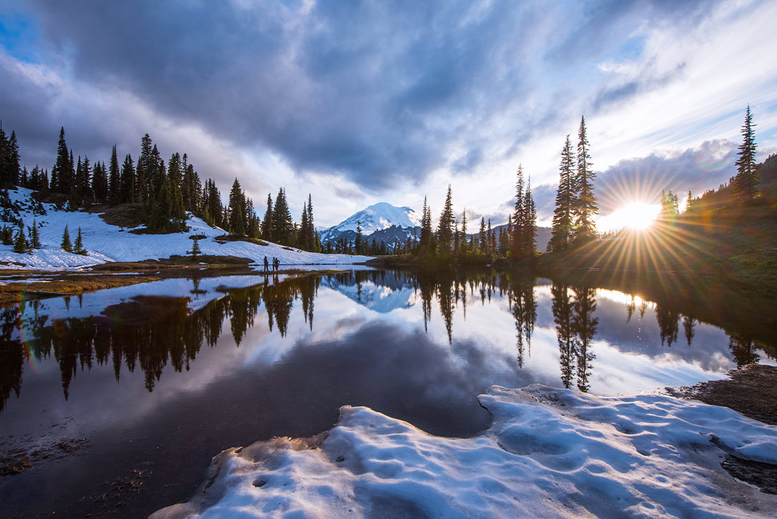 Winter Hiking And Snowshoeing In Mt Rainier National Park - World ...