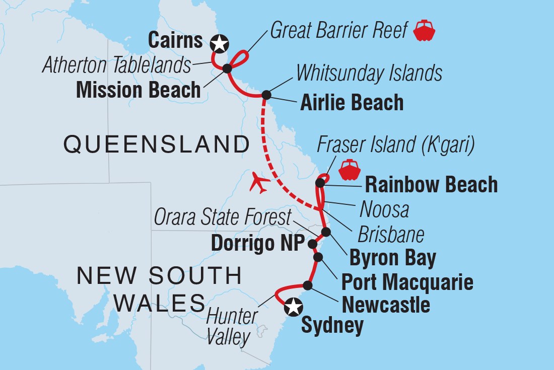 Sydney to Cairns Adventure