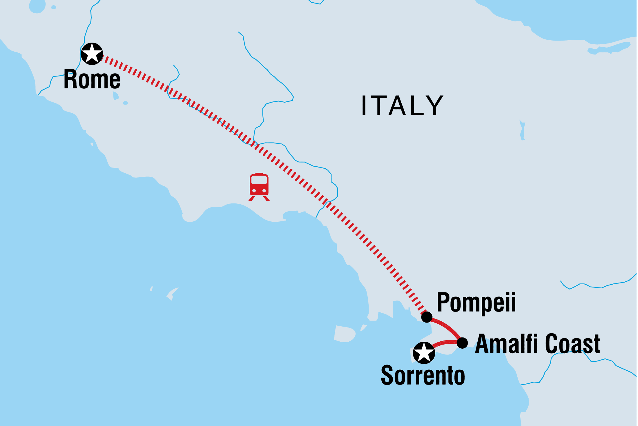 tourhub | Intrepid Travel | Italy Family Holiday  | Tour Map