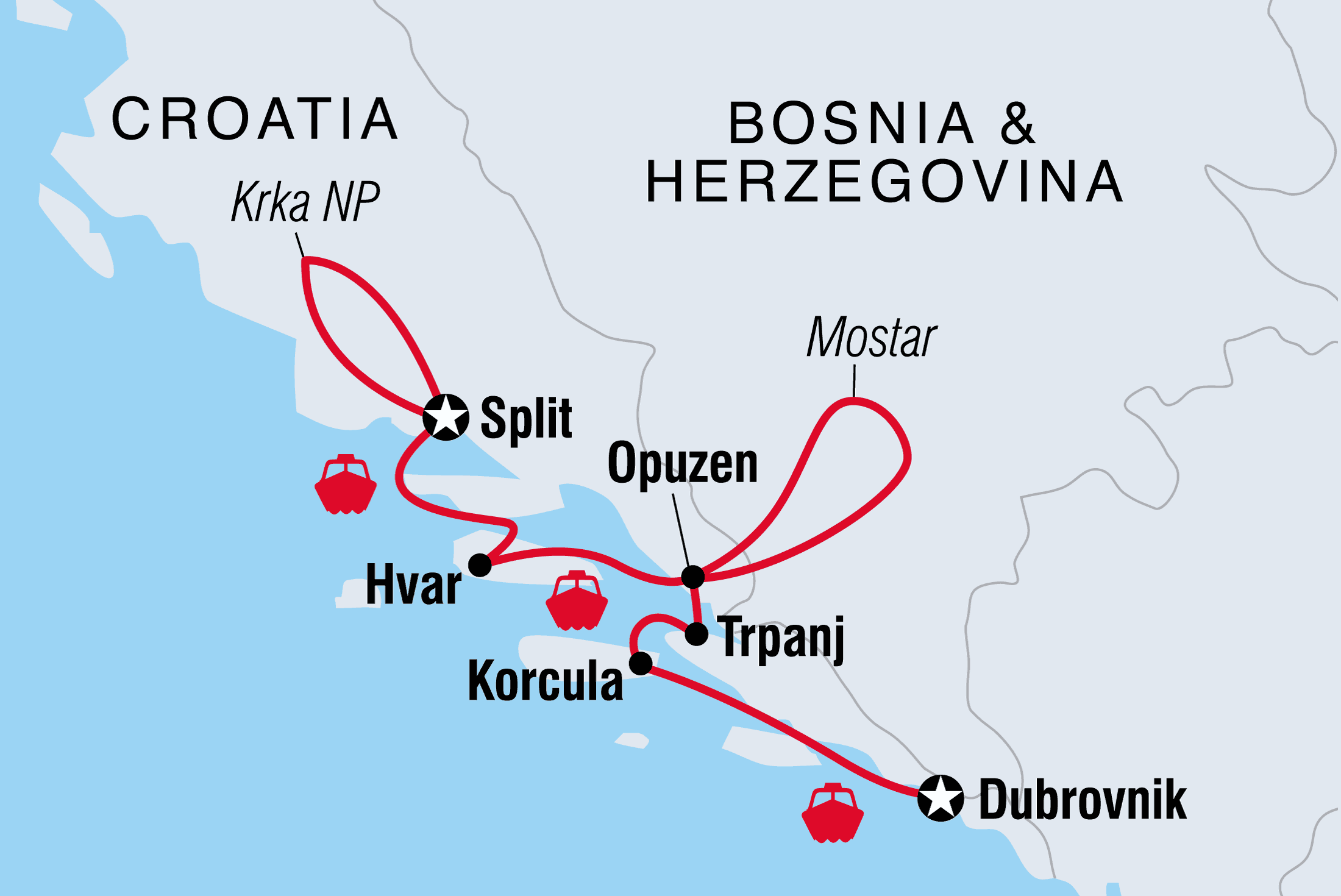tourhub | Intrepid Travel | Croatian Coastal Cruising: Dubrovnik to Split (Aurora) | ZSDS