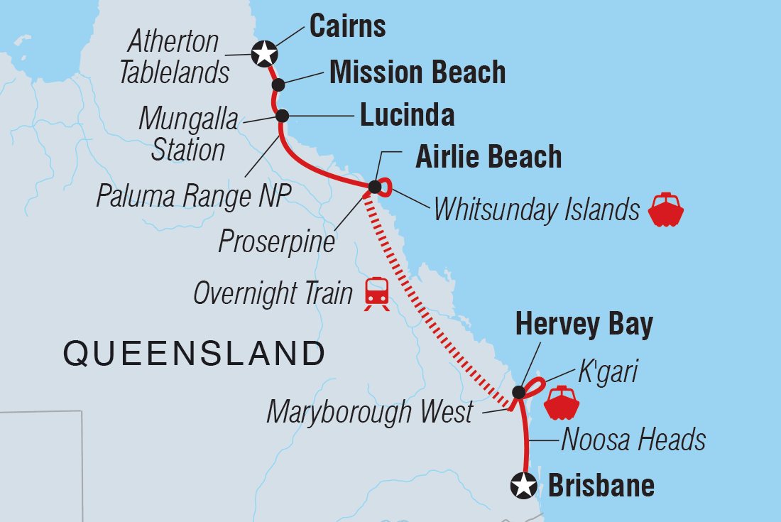 tourhub | Intrepid Travel | Brisbane to Cairns Adventure | PZSC