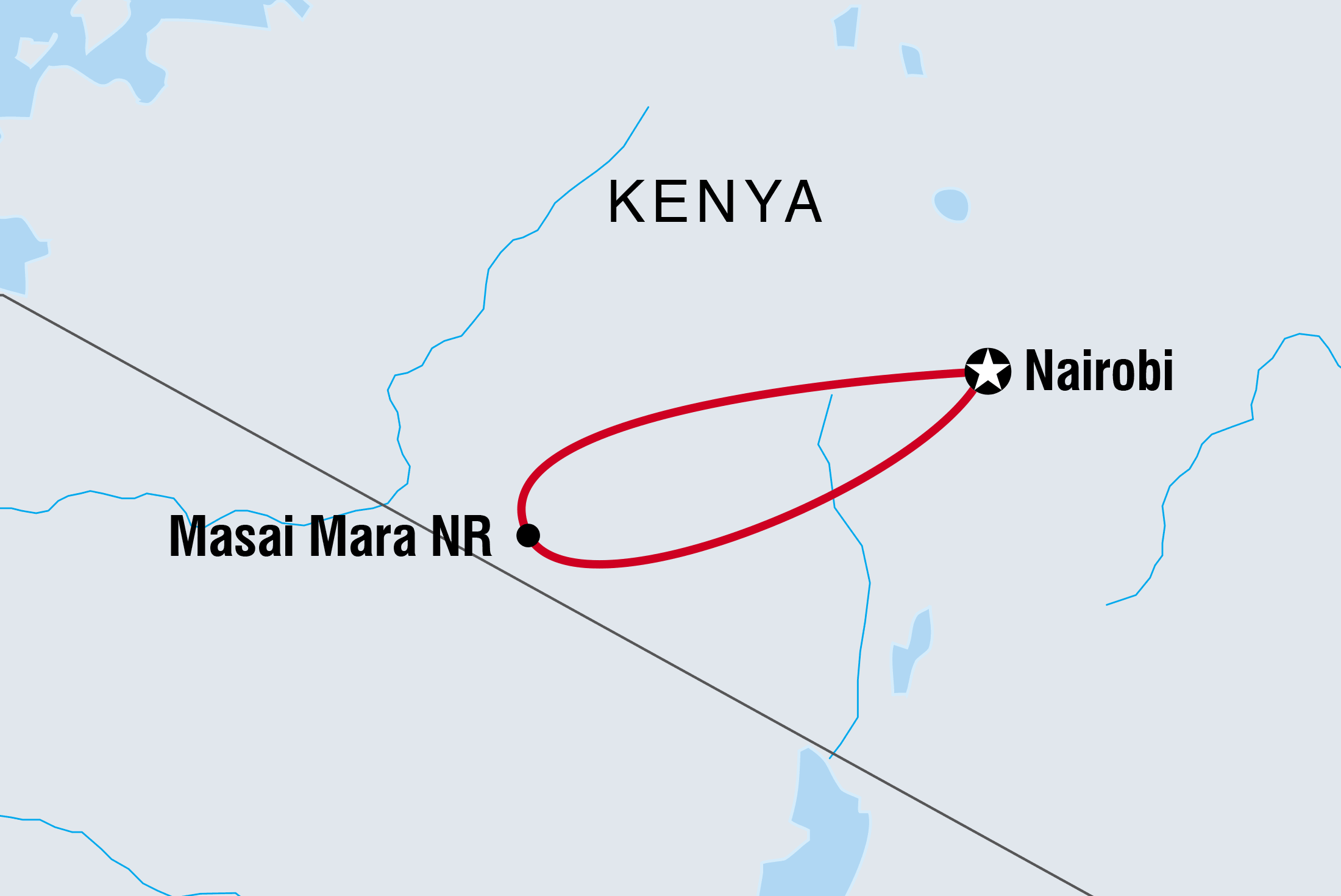 tourhub | Intrepid Travel | Masai Mara Walk | Tour Map