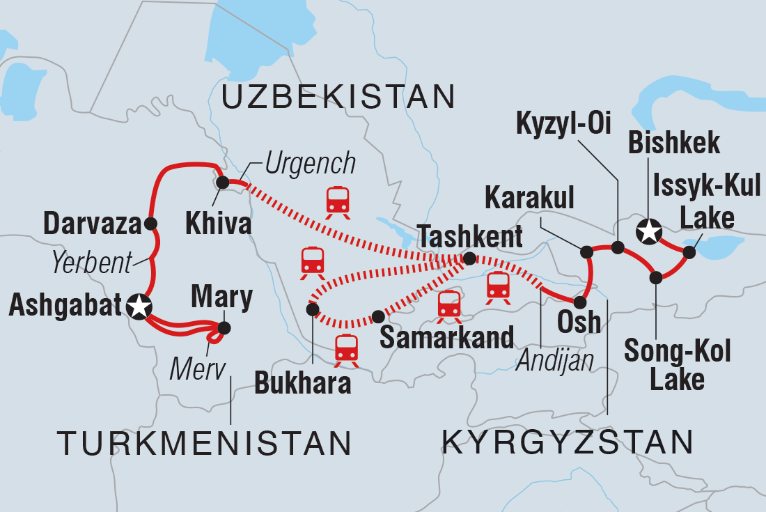 tourhub | Intrepid Travel | Bishkek to Ashgabat | KFSRC