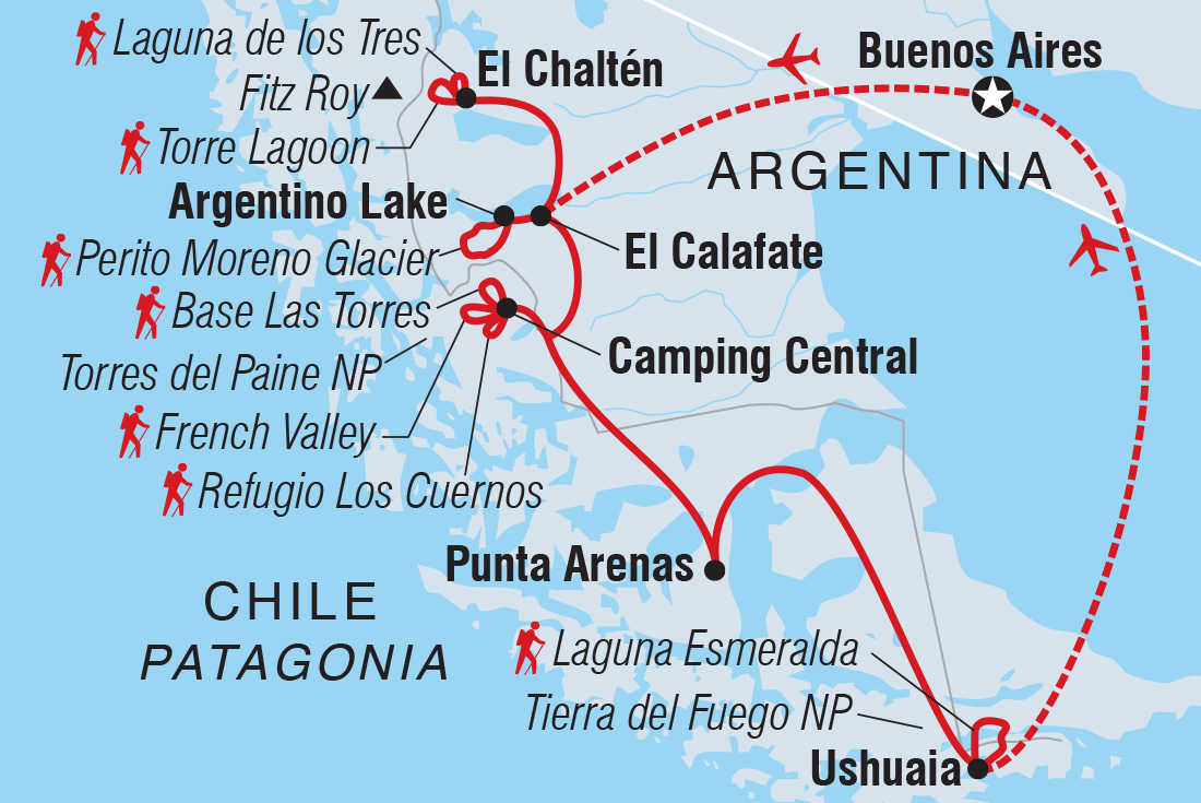 Classic Hikes of Patagonia