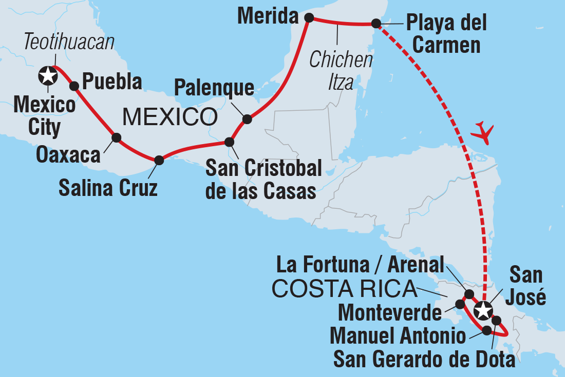 Best of Mexico & Costa Rica