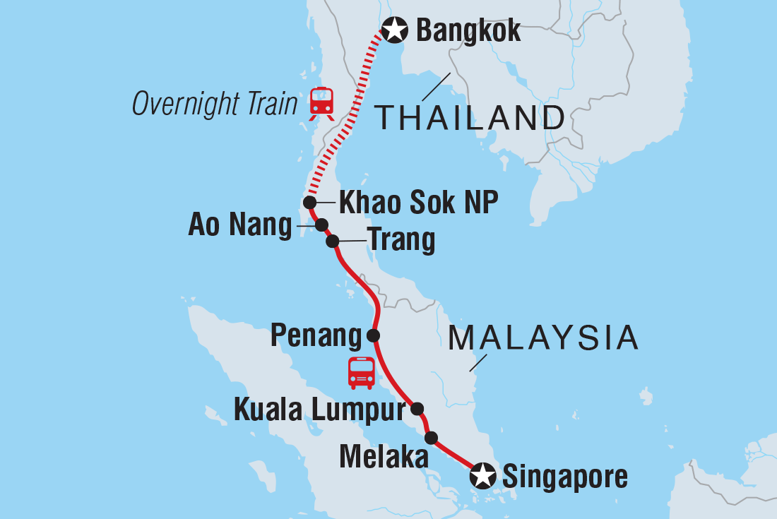 Bangkok to Singapore - Intrepid