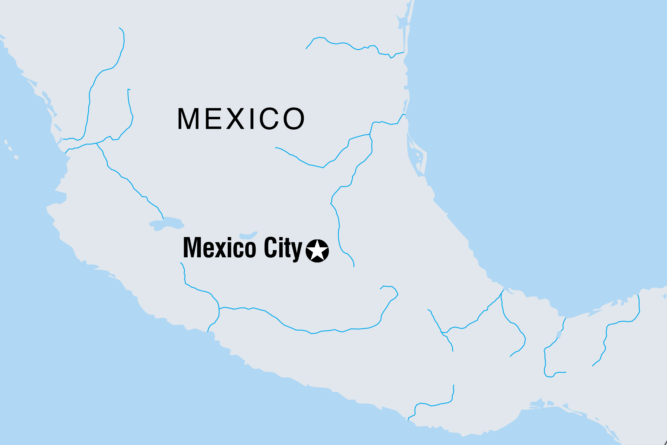 Mexico City: Day of the Dead Original Itinerary Map