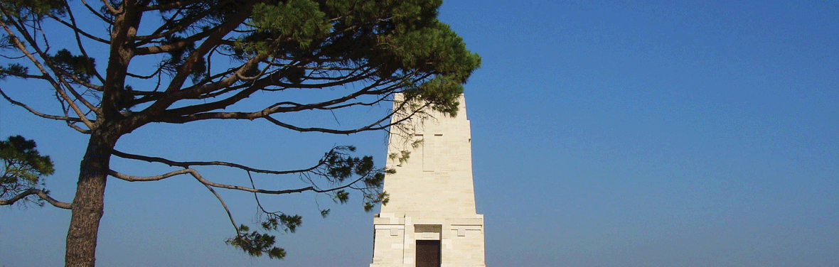 Lone pine cemetery in Gallipoli, Turkey
