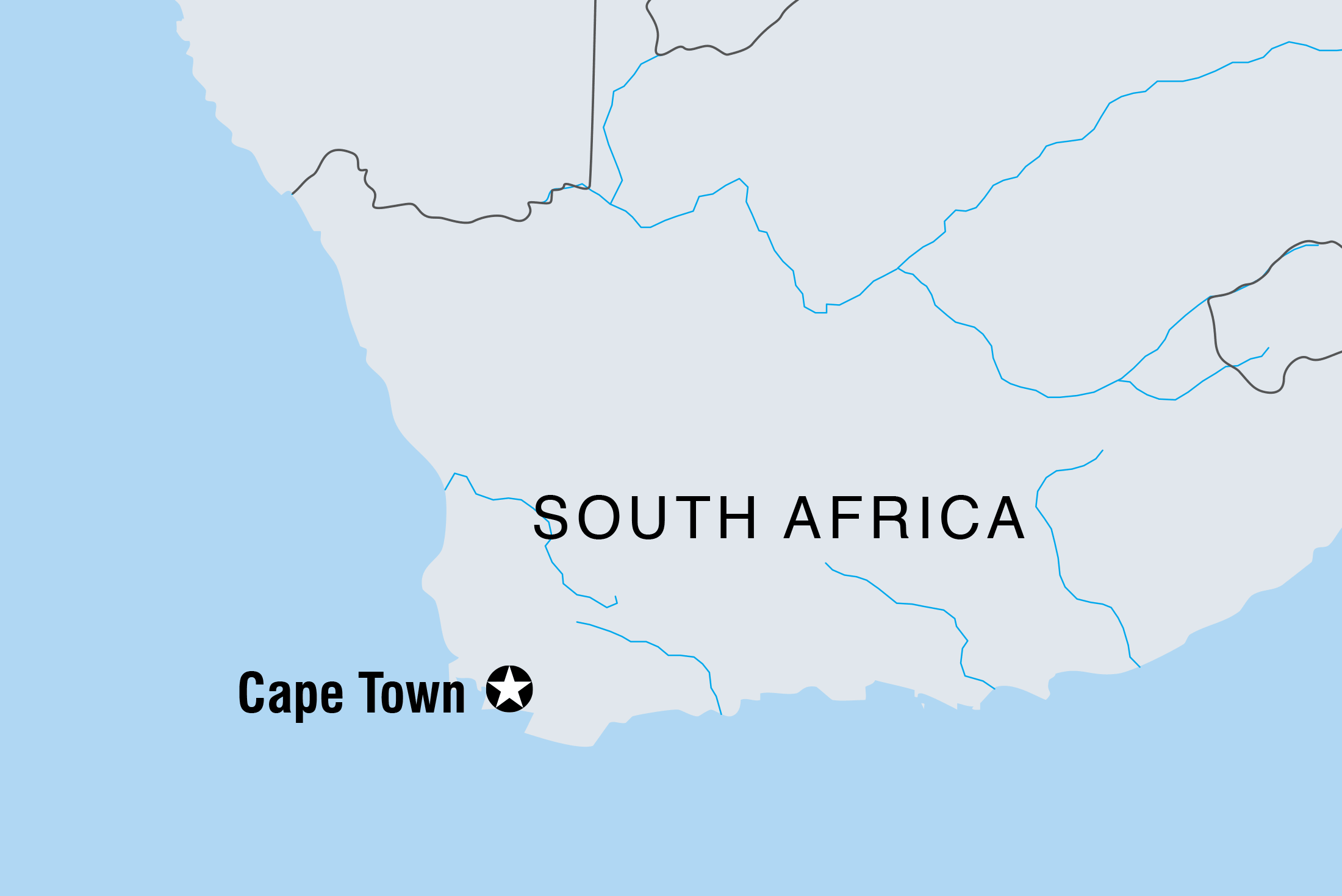 Cape Town & Winelands route map