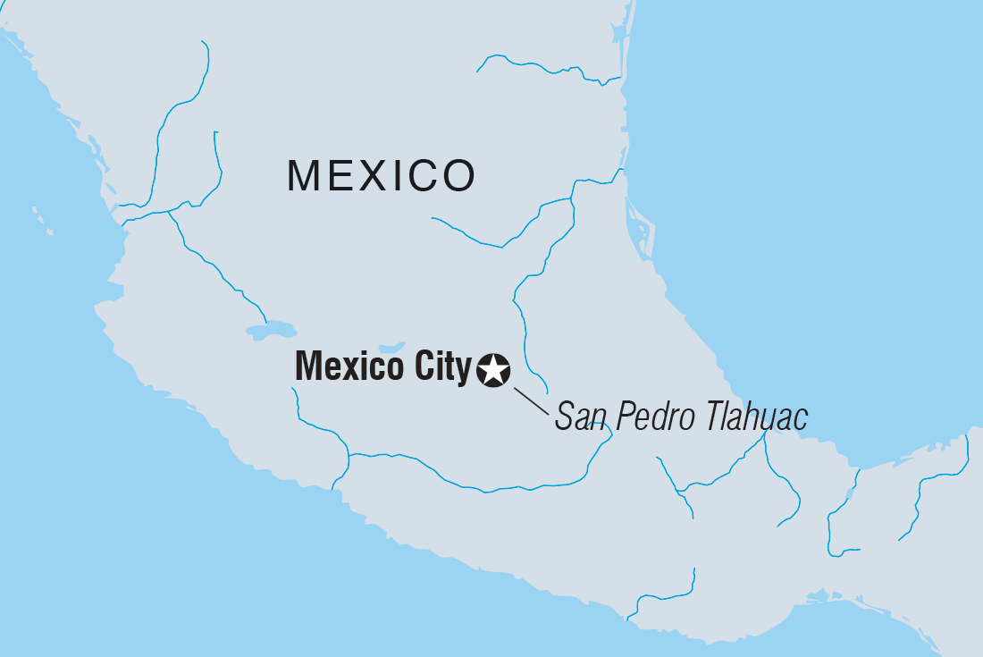 Mexico City: Day of the Dead Comfort Itinerary Map