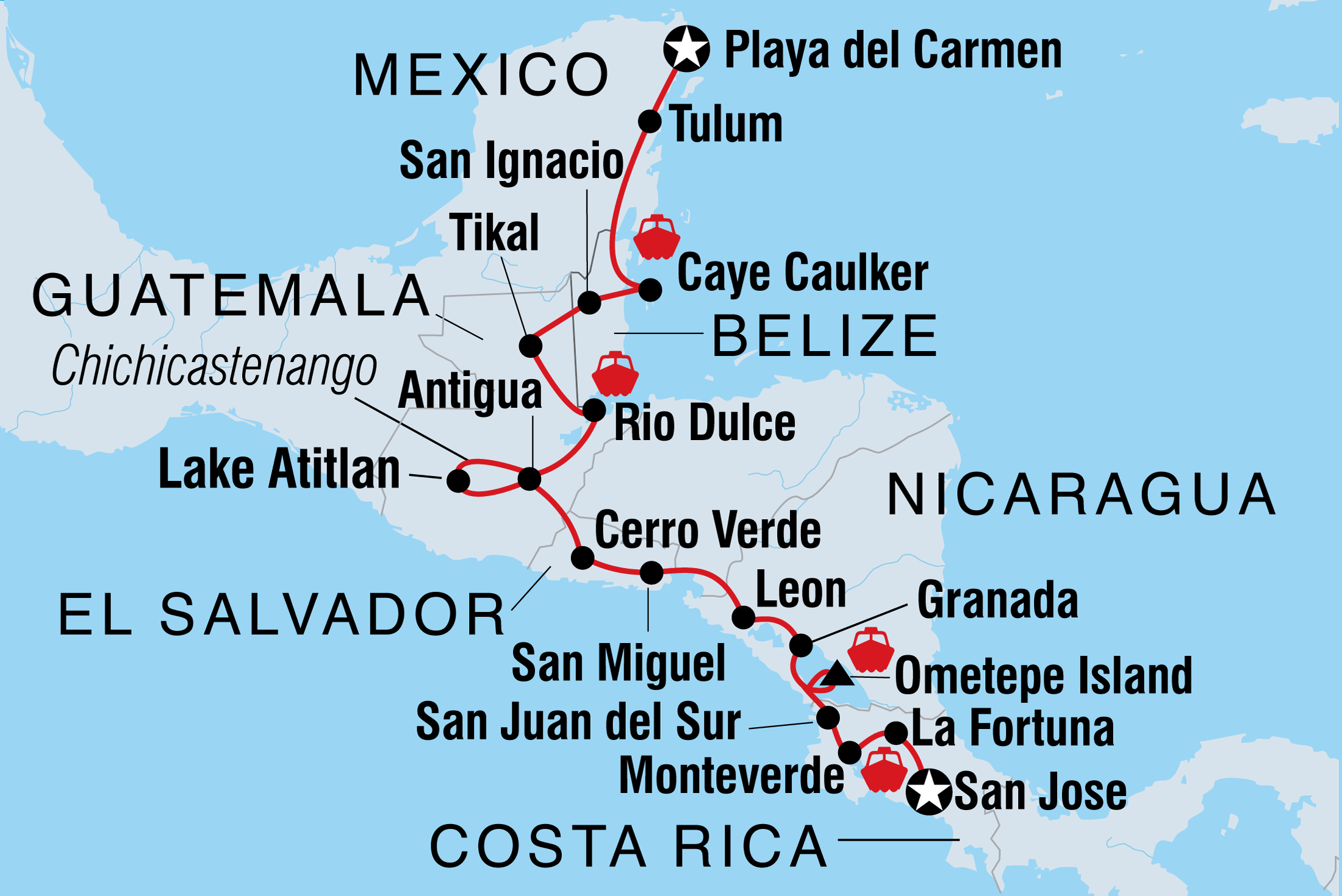 Tour Route Map