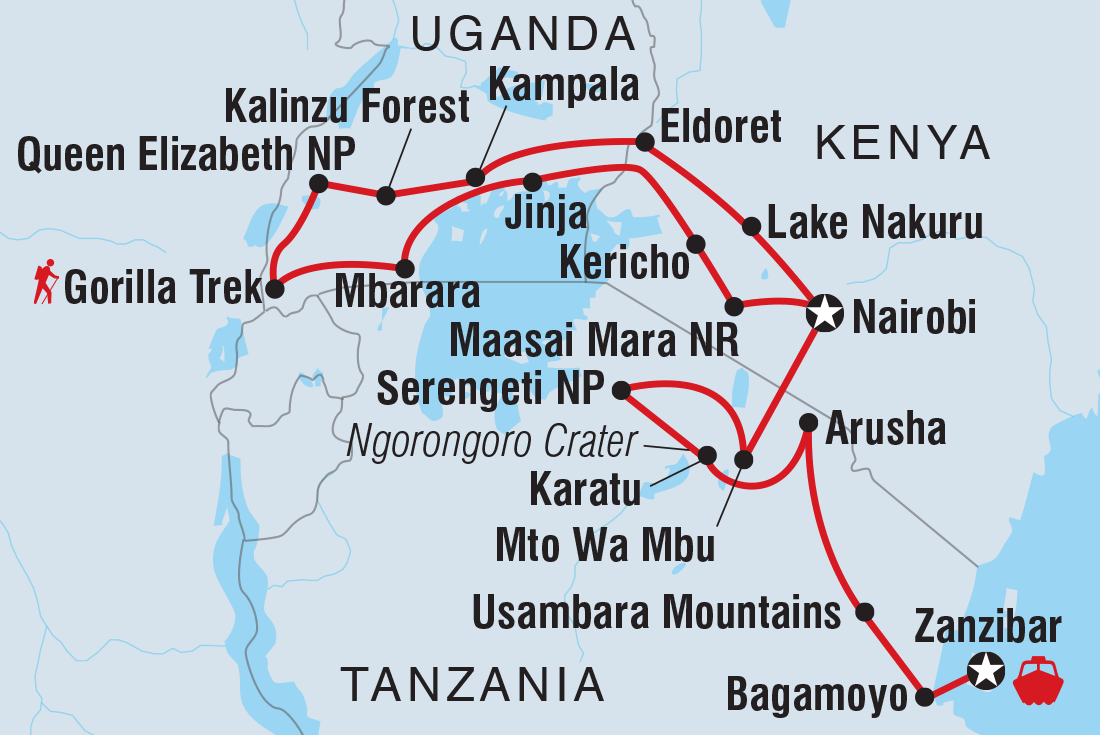 Tour Route Map