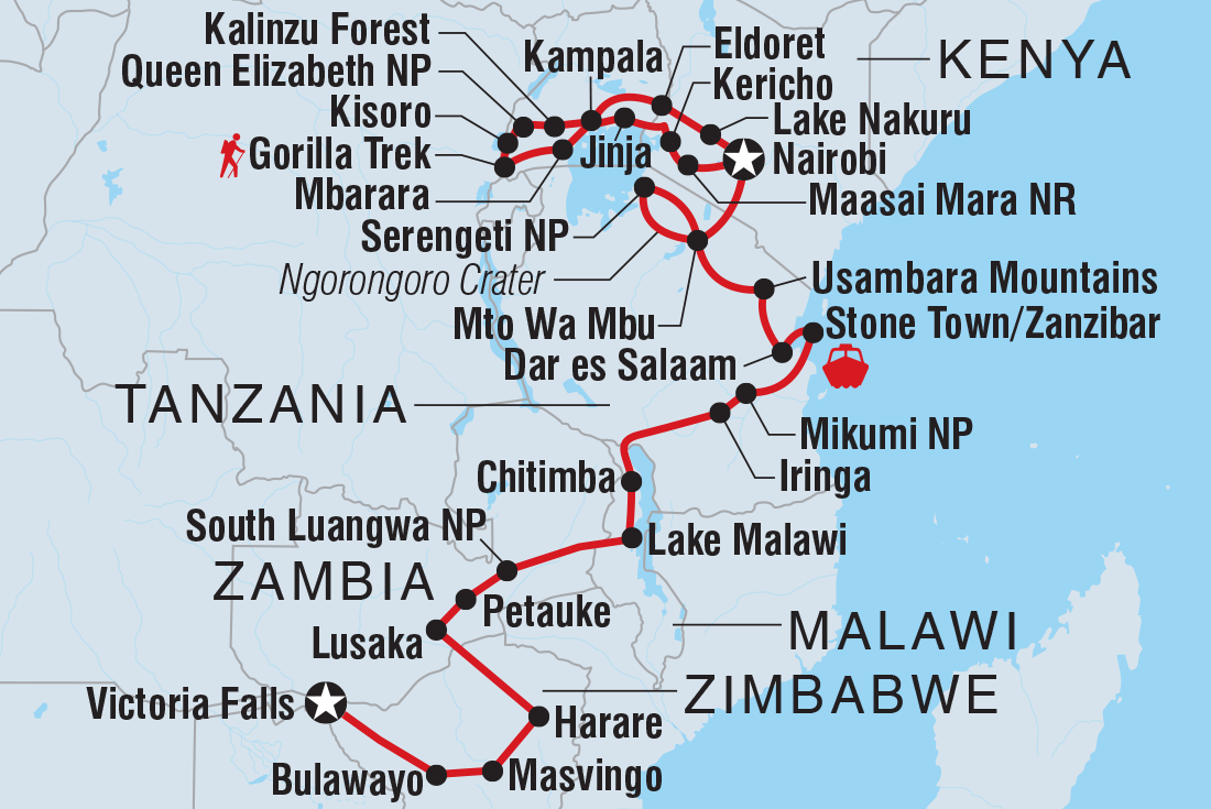 Tour Route Map