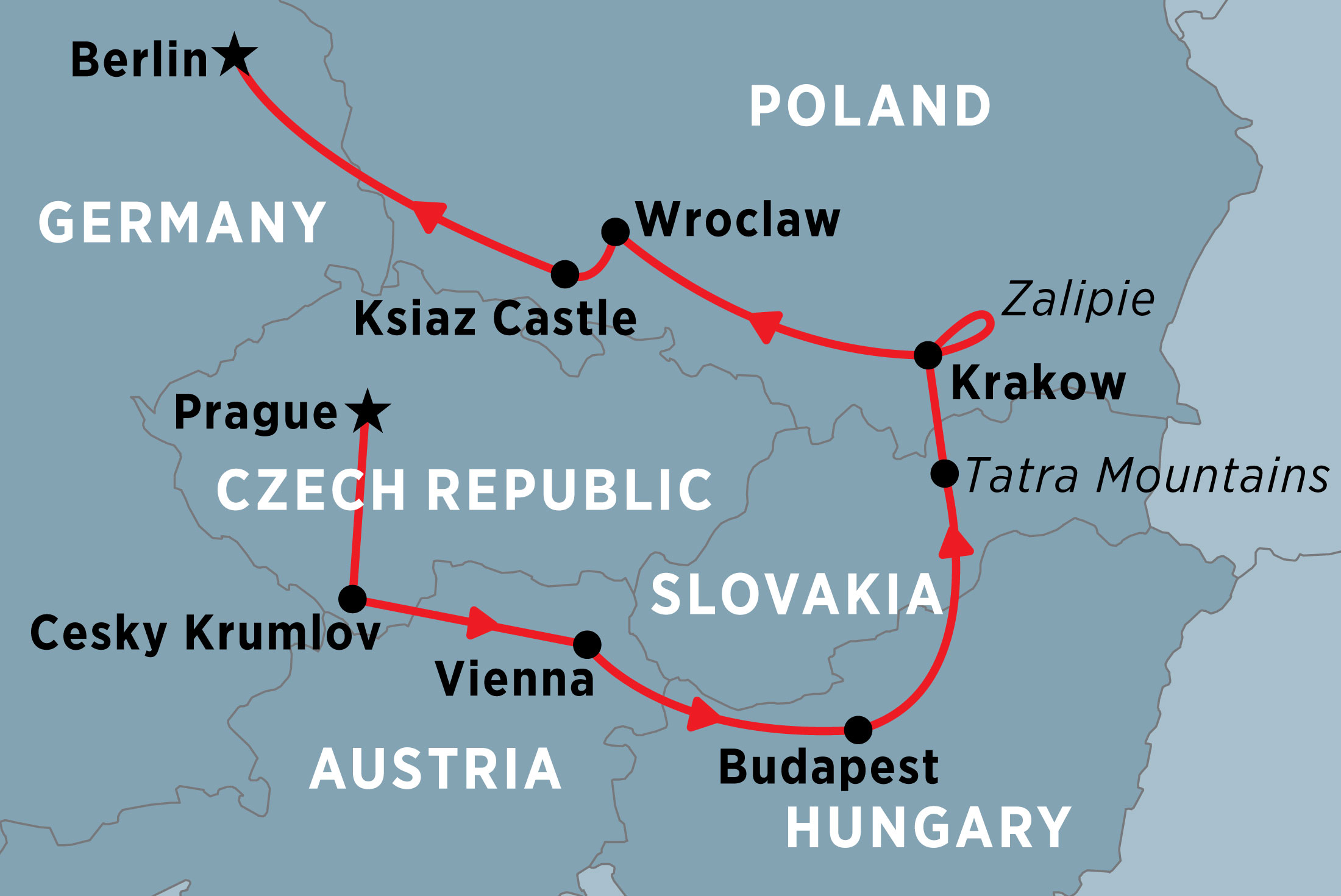 Венгрия центральная европа. Польша и Германия на карте.
